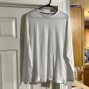 4/$12 Men’s Old Navy White Long-Sleeve Top